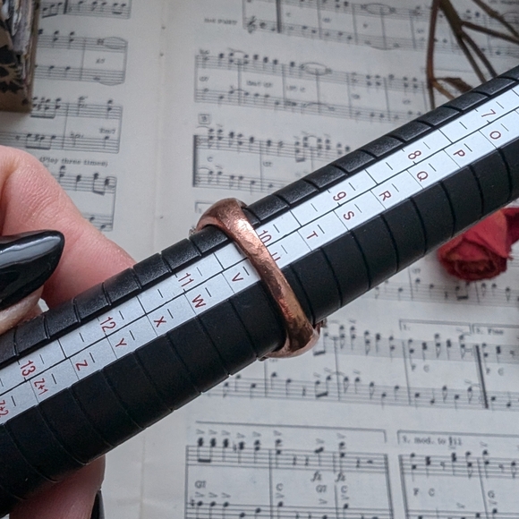 Vintage Copper and Silver Statement Ring Size 10 - Picture 8 of 11